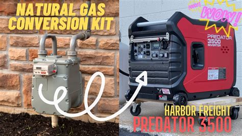 connect natural gas to generator